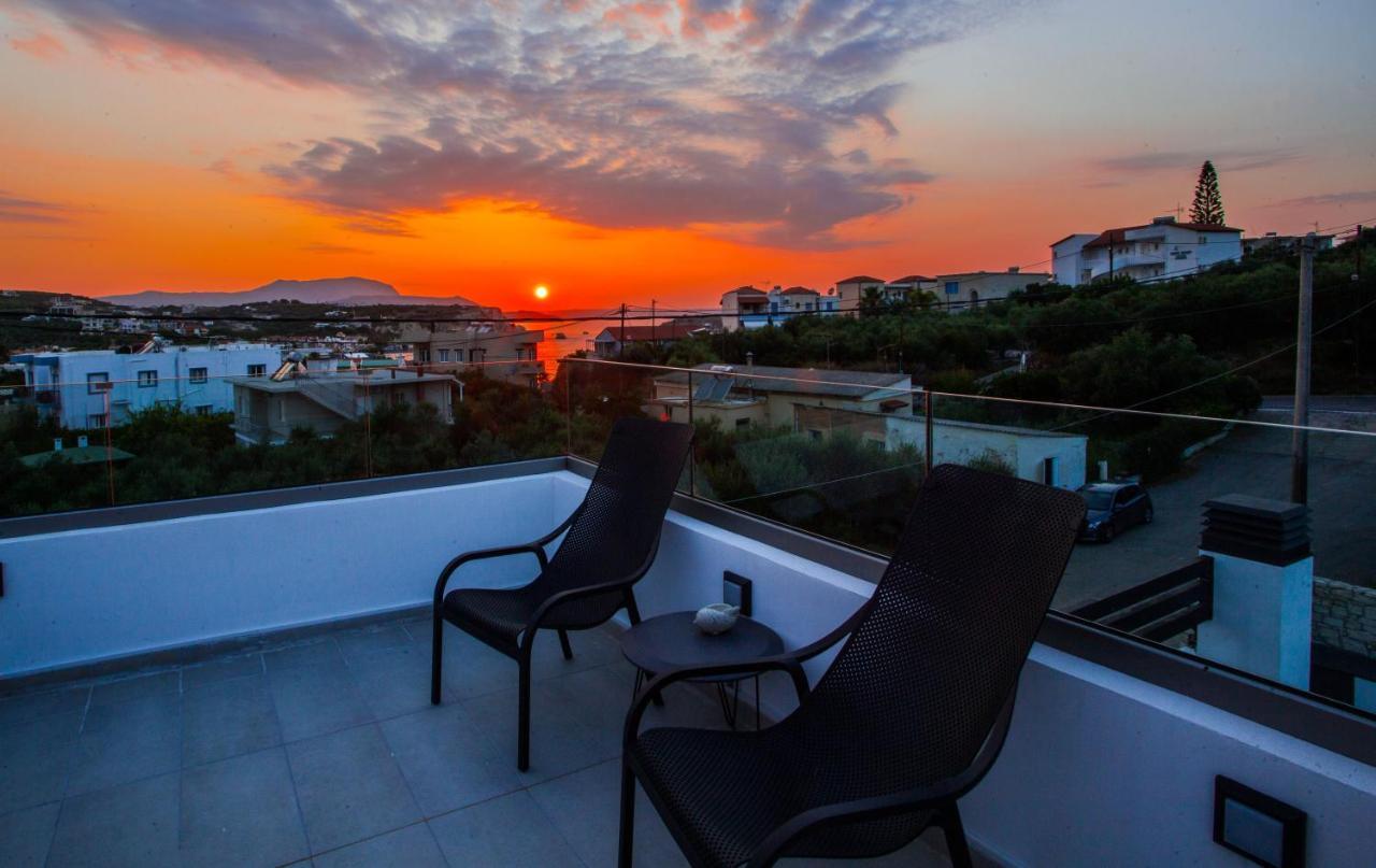 Avrilia Seaside Villa Heated Pool Almirida Exterior foto