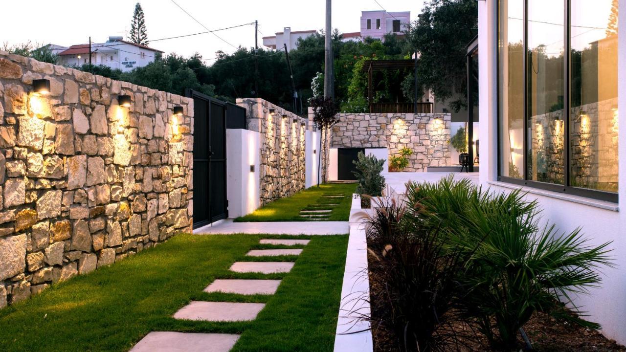 Avrilia Seaside Villa Heated Pool Almirida Exterior foto