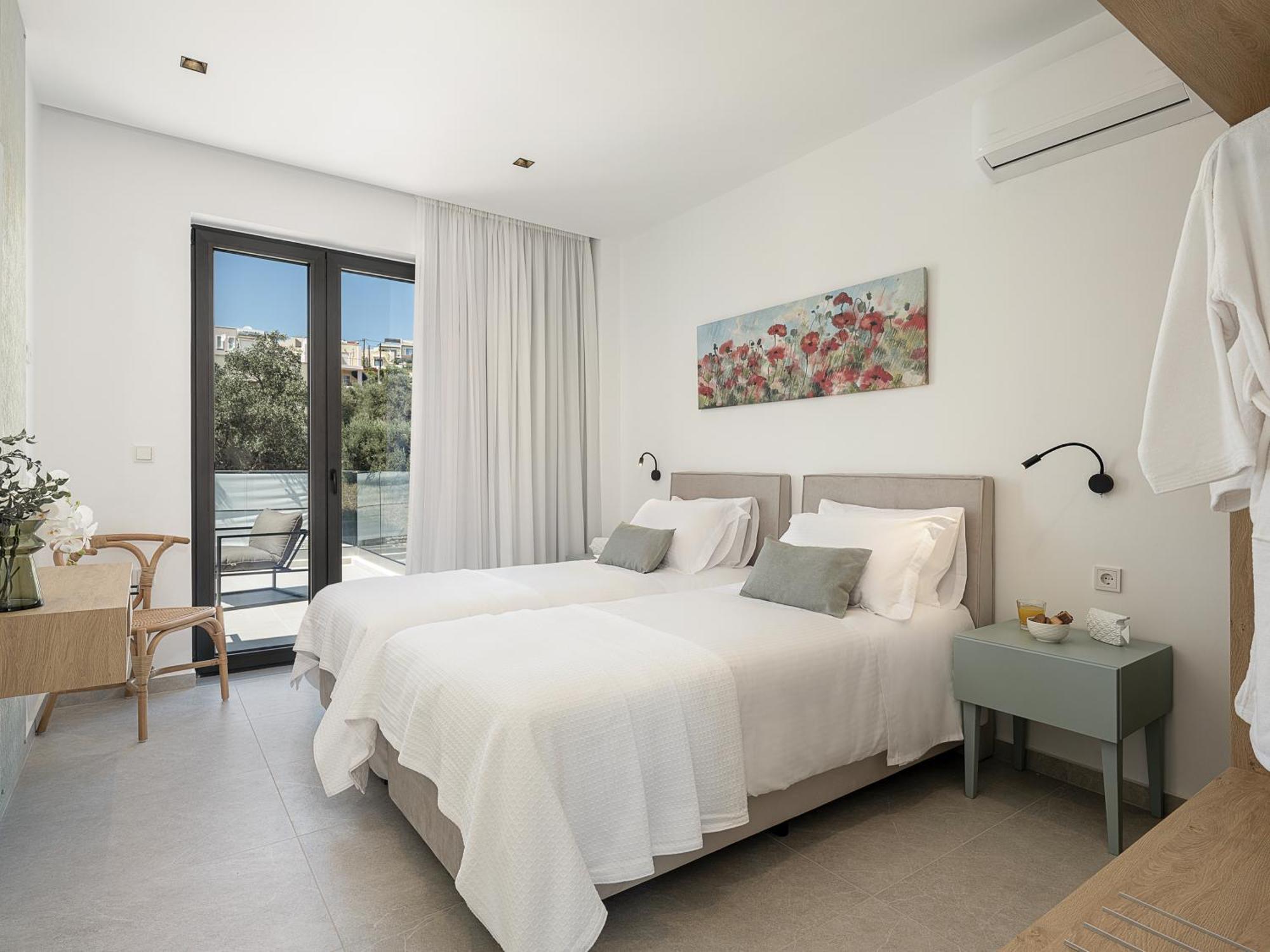 Avrilia Seaside Villa Heated Pool Almirida Exterior foto